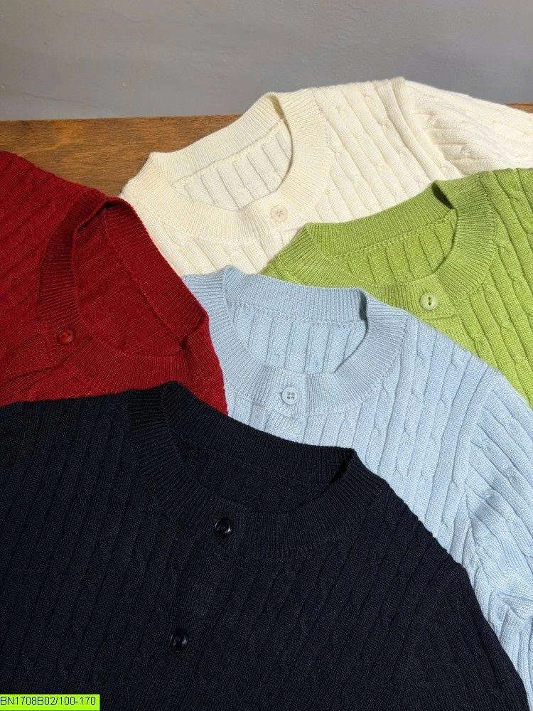 ÁO CARDIGAN TRƠN MẪU MỚI AMBB 26E315