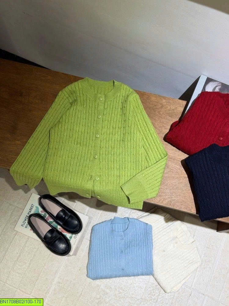 ÁO CARDIGAN TRƠN MẪU MỚI AMBB 26E315