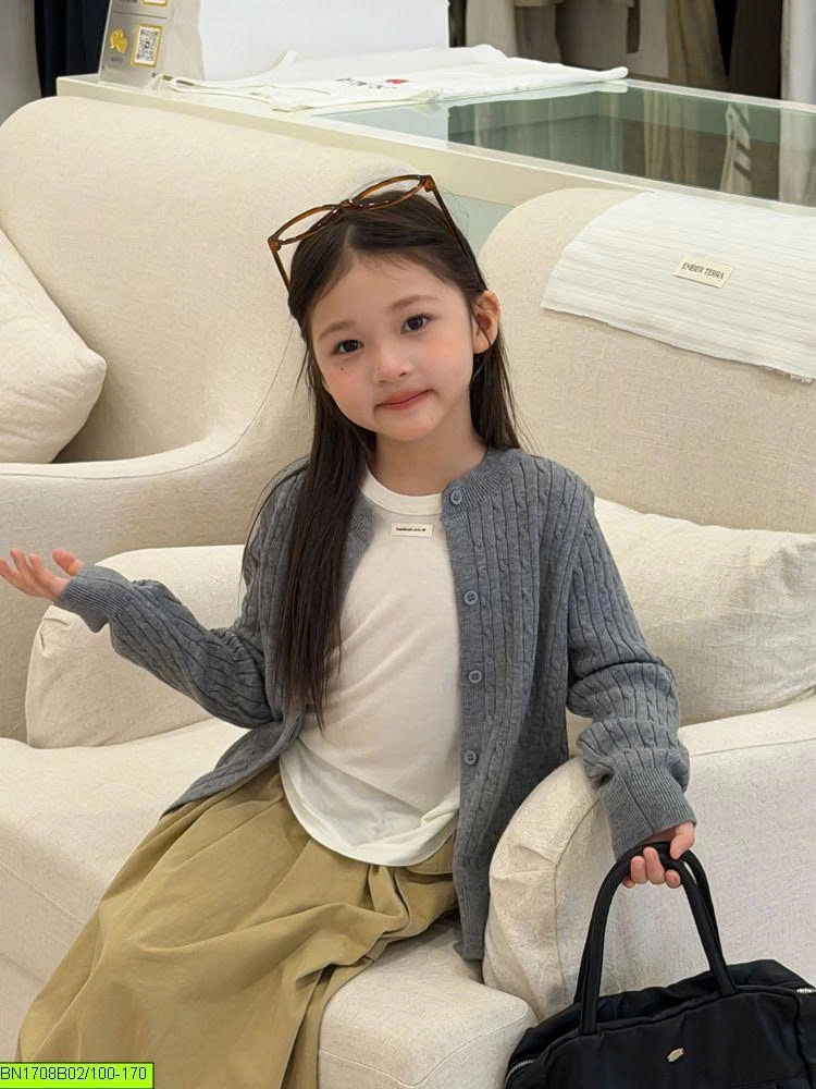 ÁO CARDIGAN TRƠN MẪU MỚI AMBB 26E315