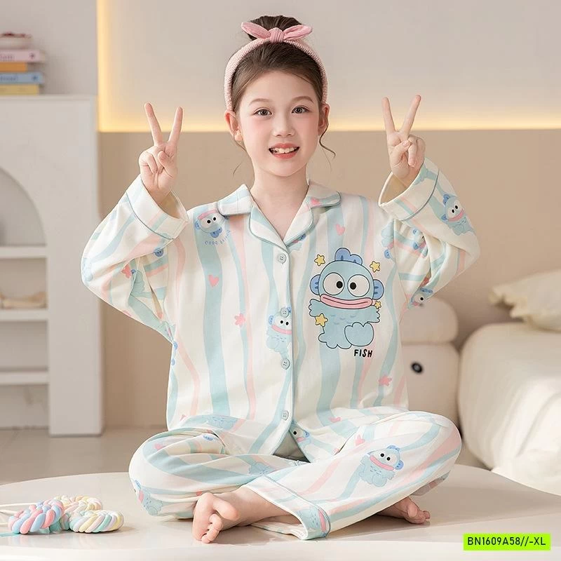 PIZAMA COTTON MẸ BÉ