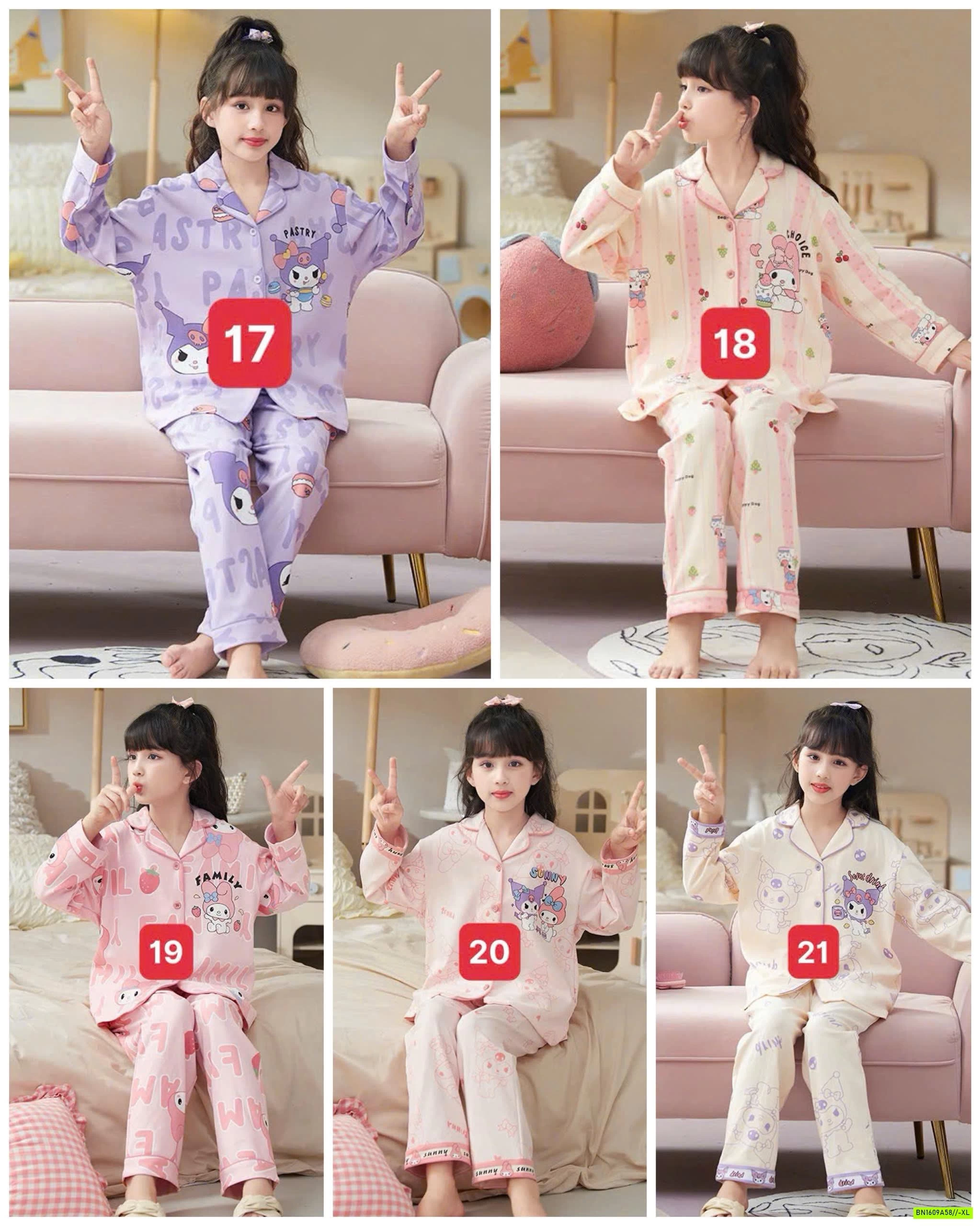 PIZAMA COTTON MẸ BÉ