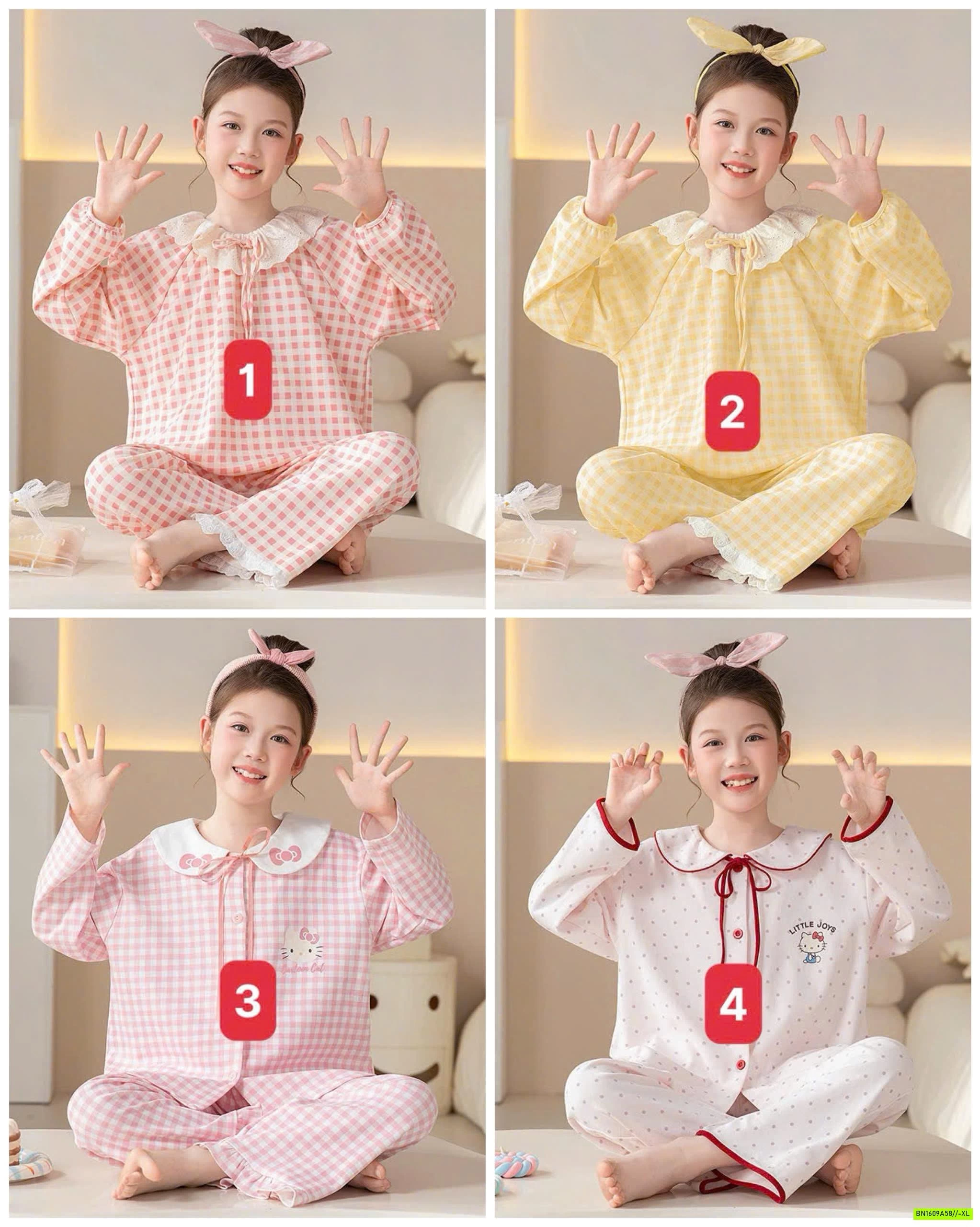 PIZAMA COTTON MẸ BÉ