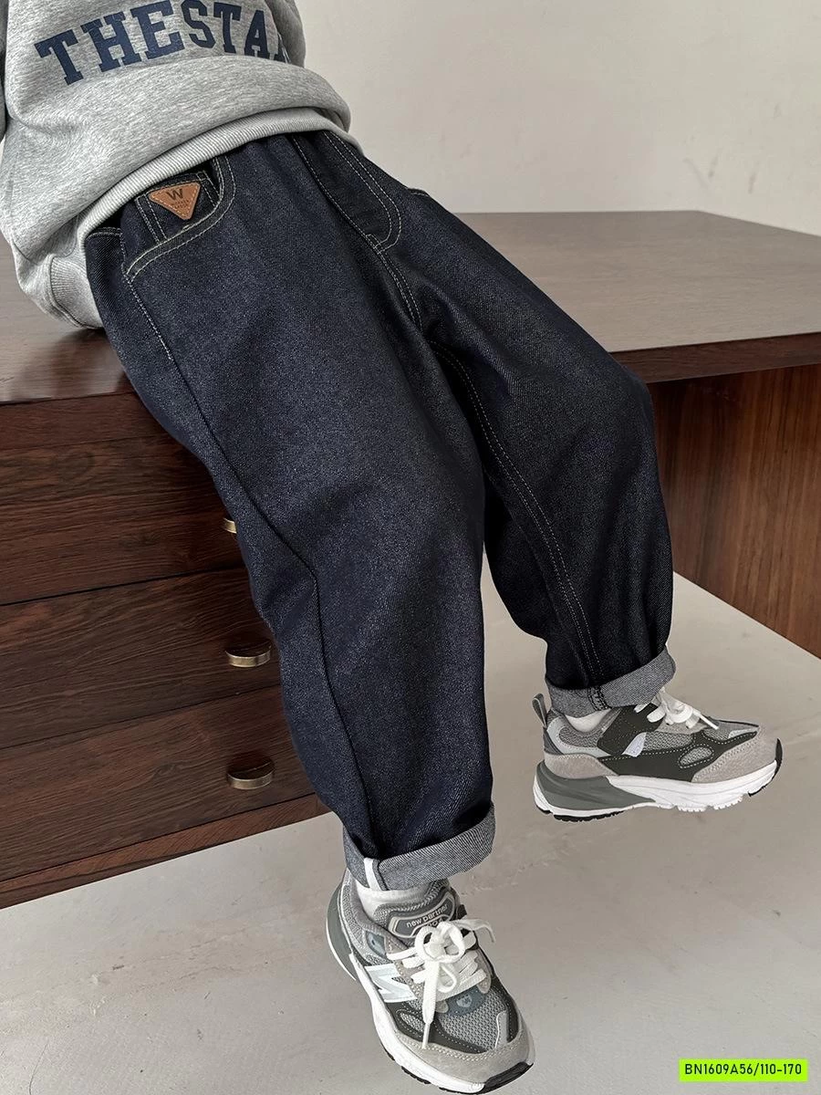 BAGGY DENIM BASIC BÉ TRAI