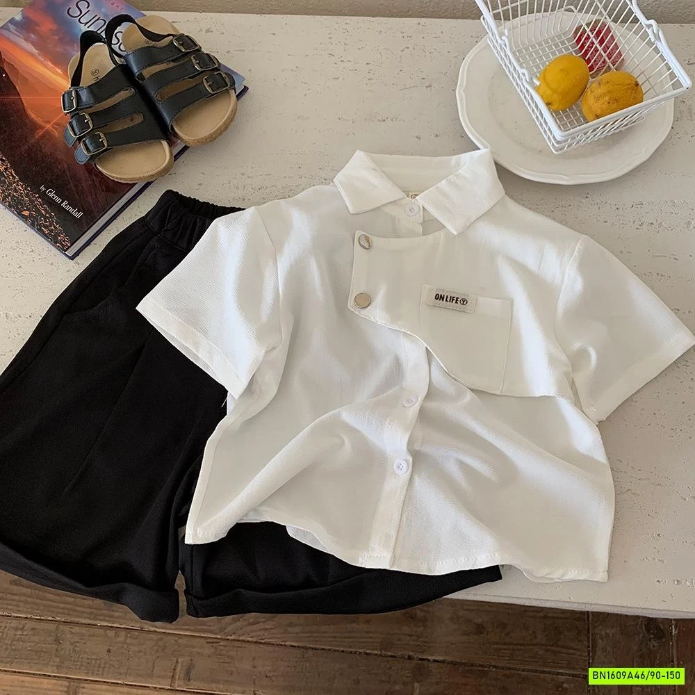 SET SƠ MI ĐŨI+SHORT ÂU