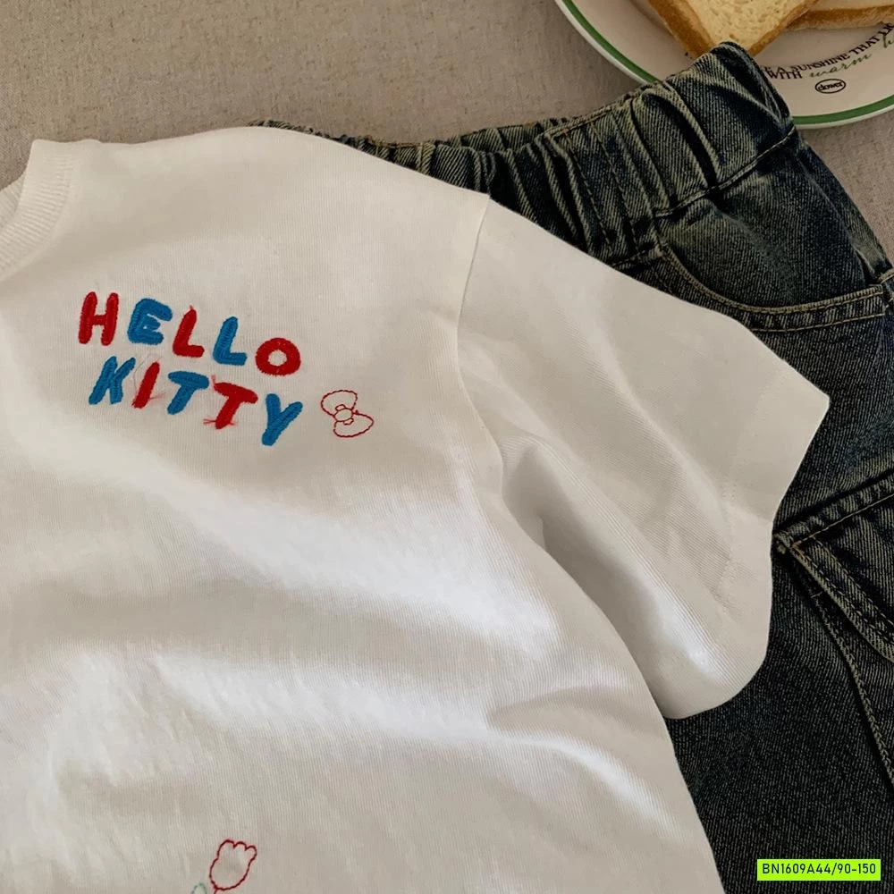 ÁO THUN TRƠN THÊU CHỮ