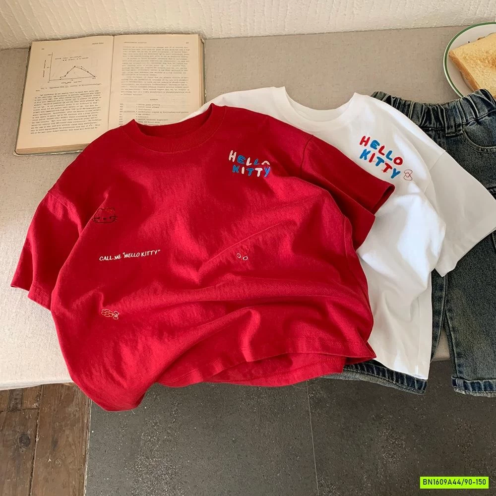 ÁO THUN TRƠN THÊU CHỮ