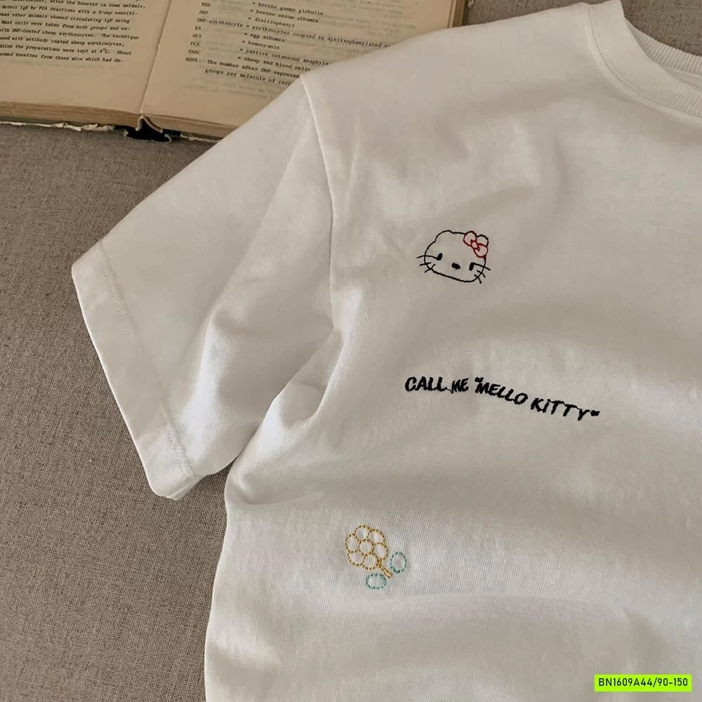 ÁO THUN TRƠN THÊU CHỮ