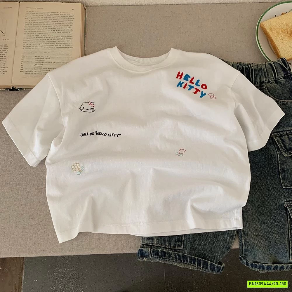 ÁO THUN TRƠN THÊU CHỮ