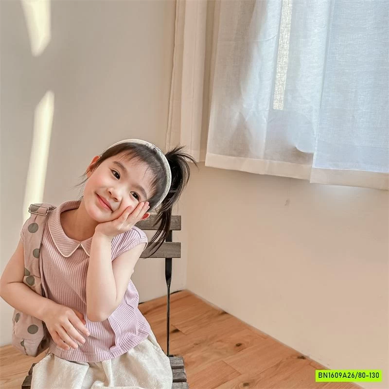 ÁO GÂN SÁT NÁCH CỔ SEN ADBABY