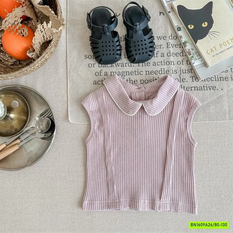 ÁO GÂN SÁT NÁCH CỔ SEN ADBABY