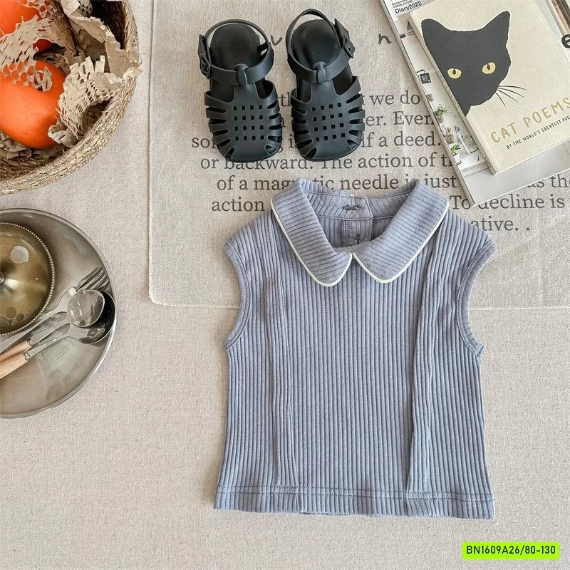 ÁO GÂN SÁT NÁCH CỔ SEN ADBABY