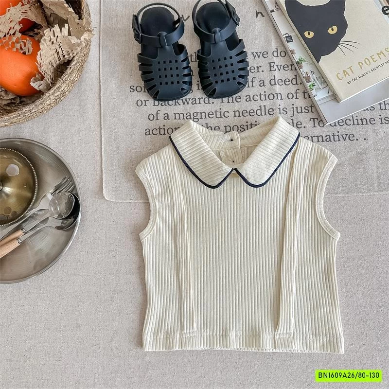 ÁO GÂN SÁT NÁCH CỔ SEN ADBABY