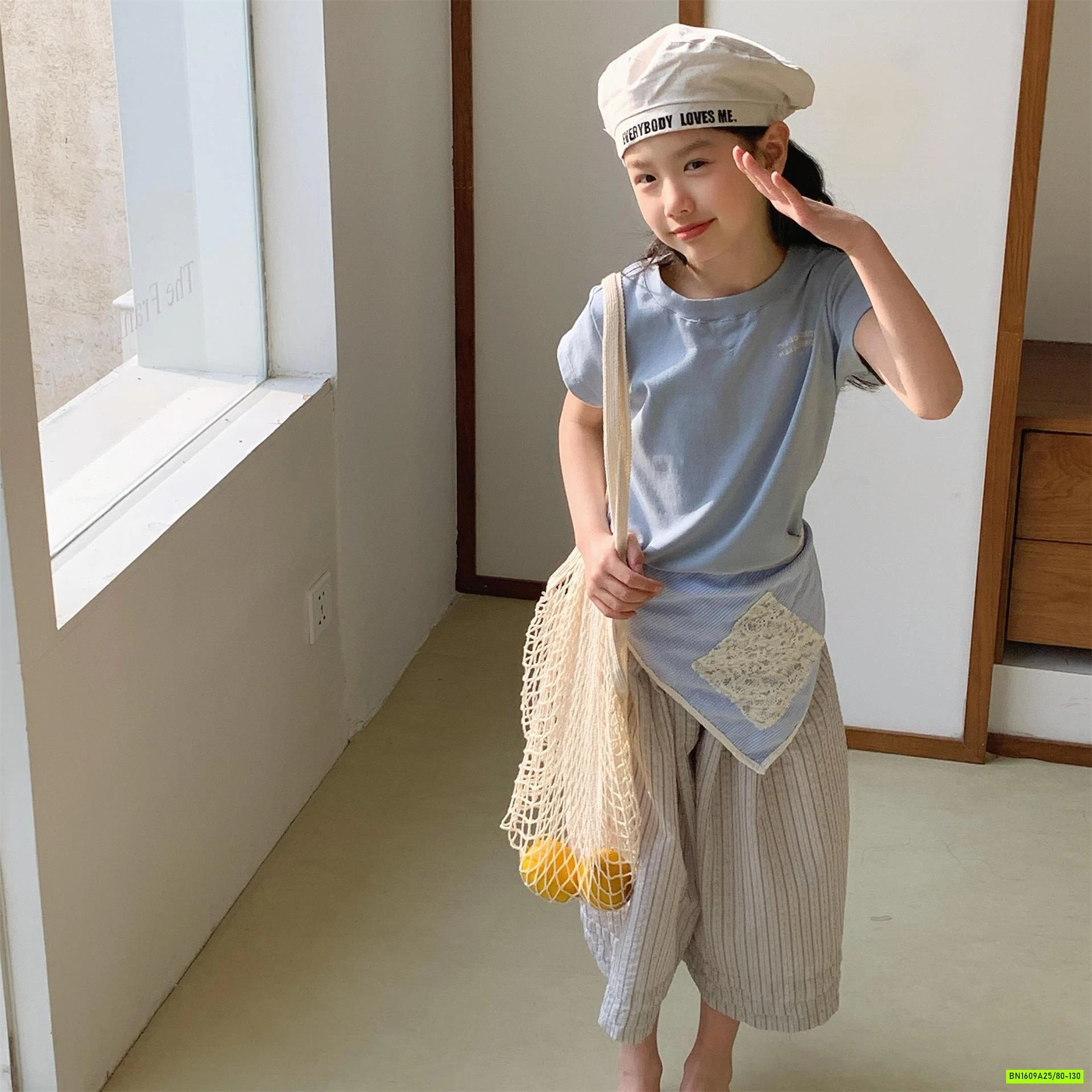 QUẦN ĐŨI ỐNG RỘNG SỌC ADBABY