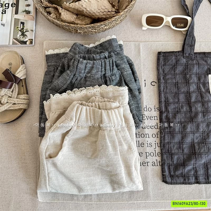 QUẦN BOOM ĐŨI LỠ VIỀN REN ADBABY