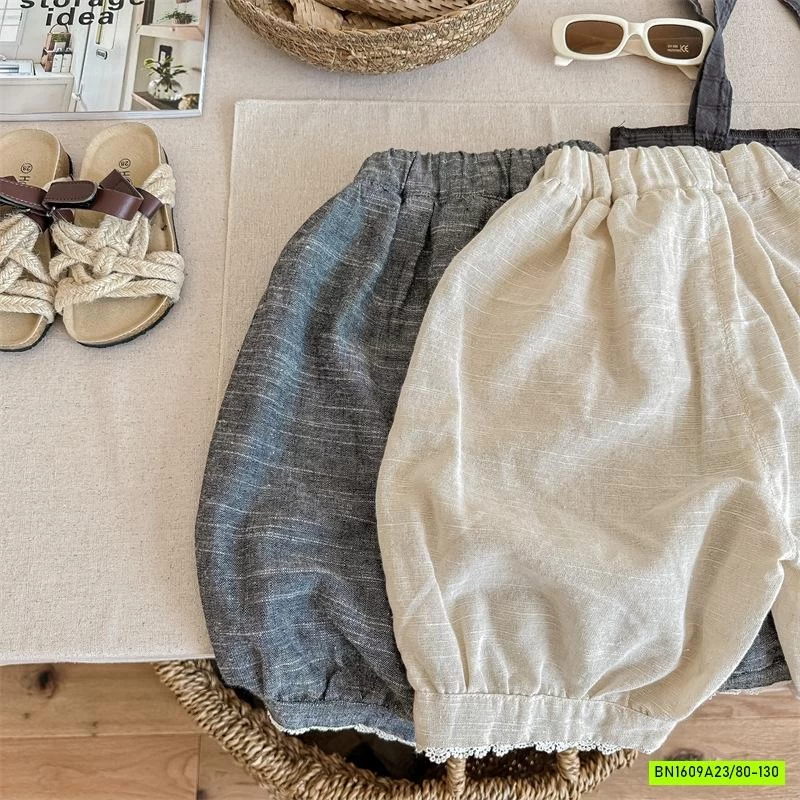 QUẦN BOOM ĐŨI LỠ VIỀN REN ADBABY