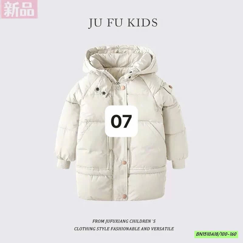 KHOÁC PHAO DÁNG DÀI LIỀN MŨ