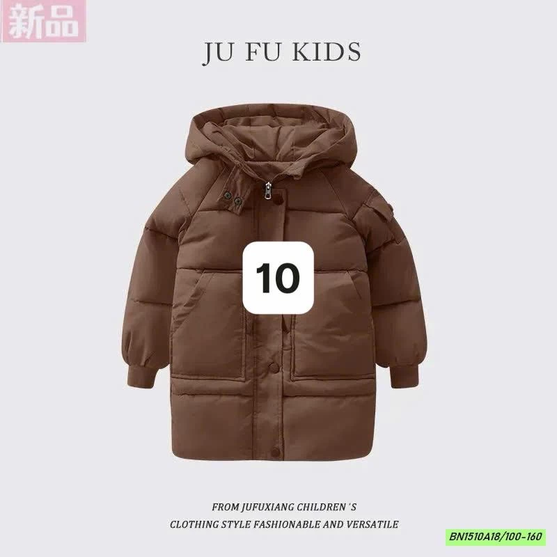 KHOÁC PHAO DÁNG DÀI LIỀN MŨ