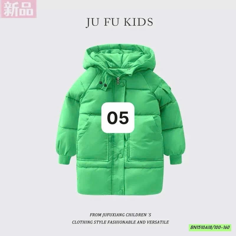 KHOÁC PHAO DÁNG DÀI LIỀN MŨ