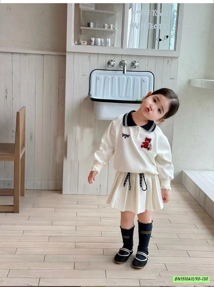 SÉT ÁO POLO MIX CV XẾP LY GẤU