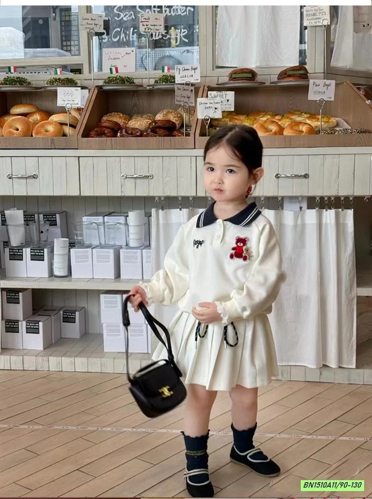 SÉT ÁO POLO MIX CV XẾP LY GẤU