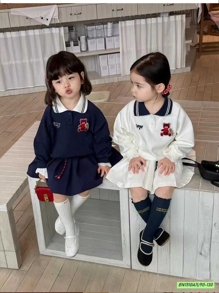 SÉT ÁO POLO MIX CV XẾP LY GẤU