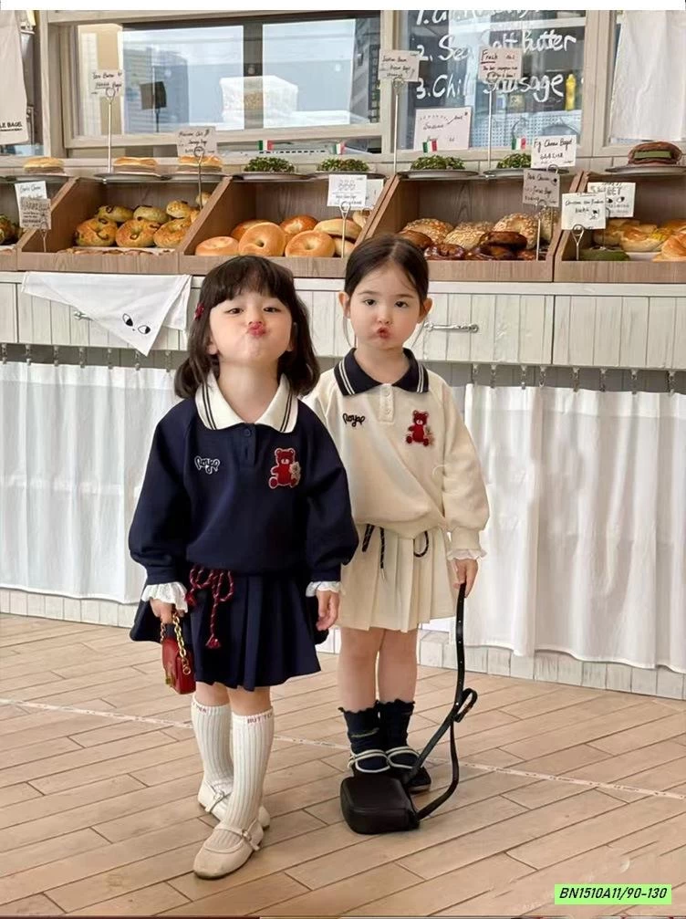 SÉT ÁO POLO MIX CV XẾP LY GẤU