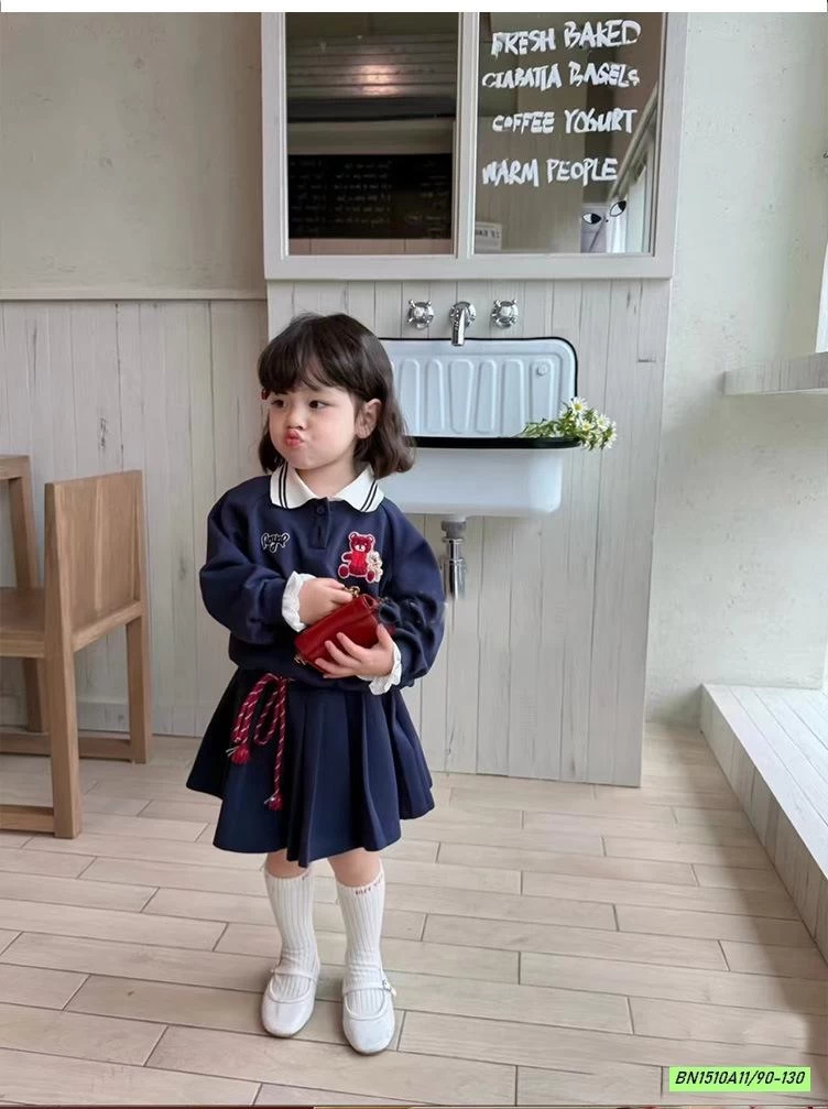 SÉT ÁO POLO MIX CV XẾP LY GẤU