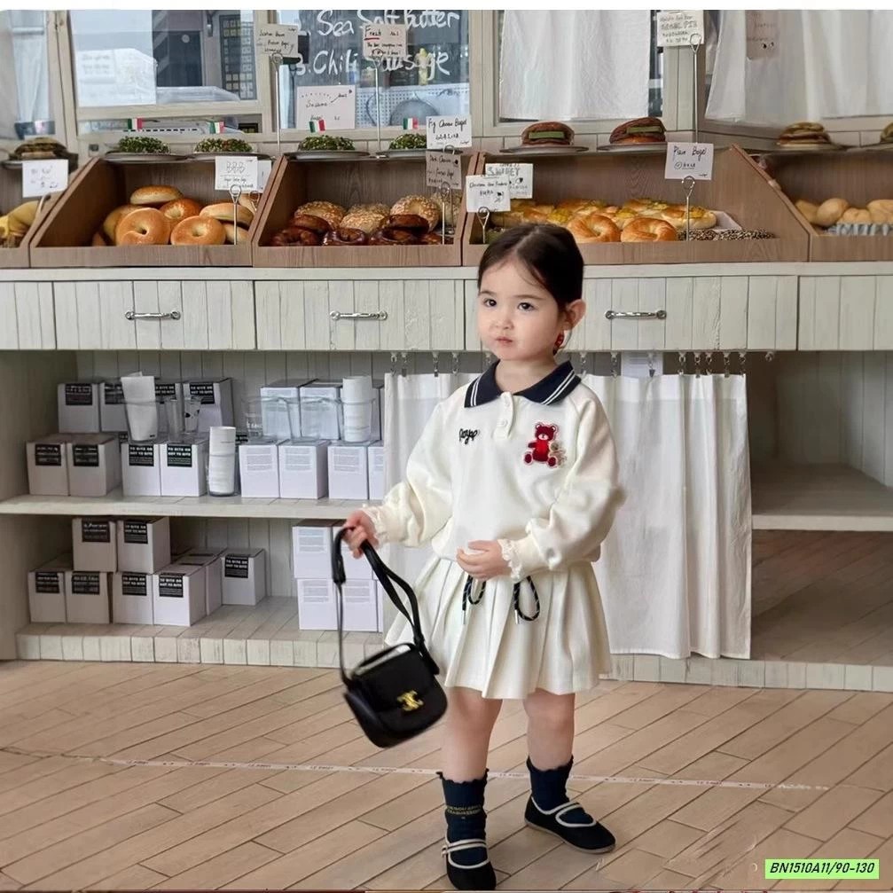 SÉT ÁO POLO MIX CV XẾP LY GẤU