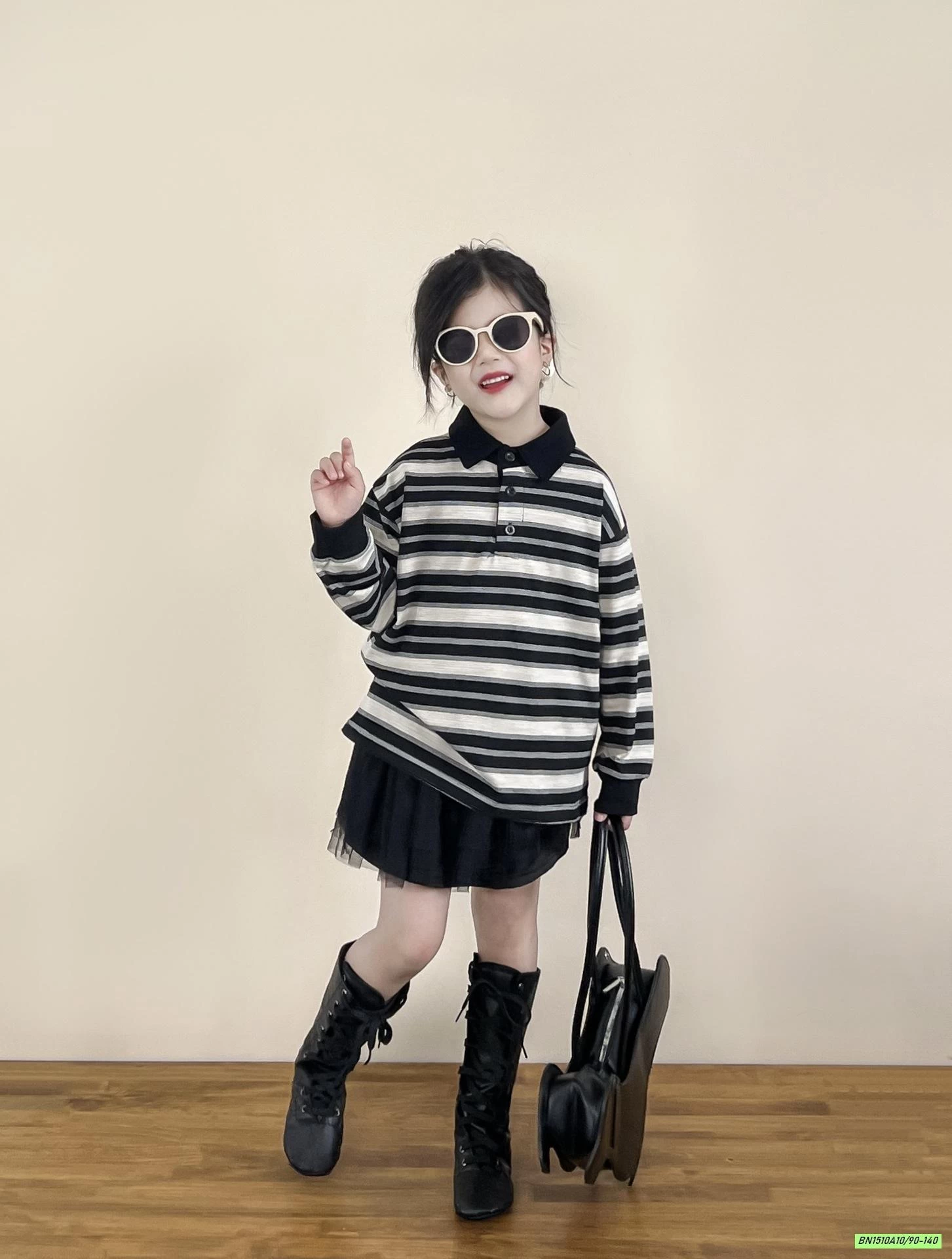 ÁO THUN CỔ POLO KẺ PHỐI MÀU