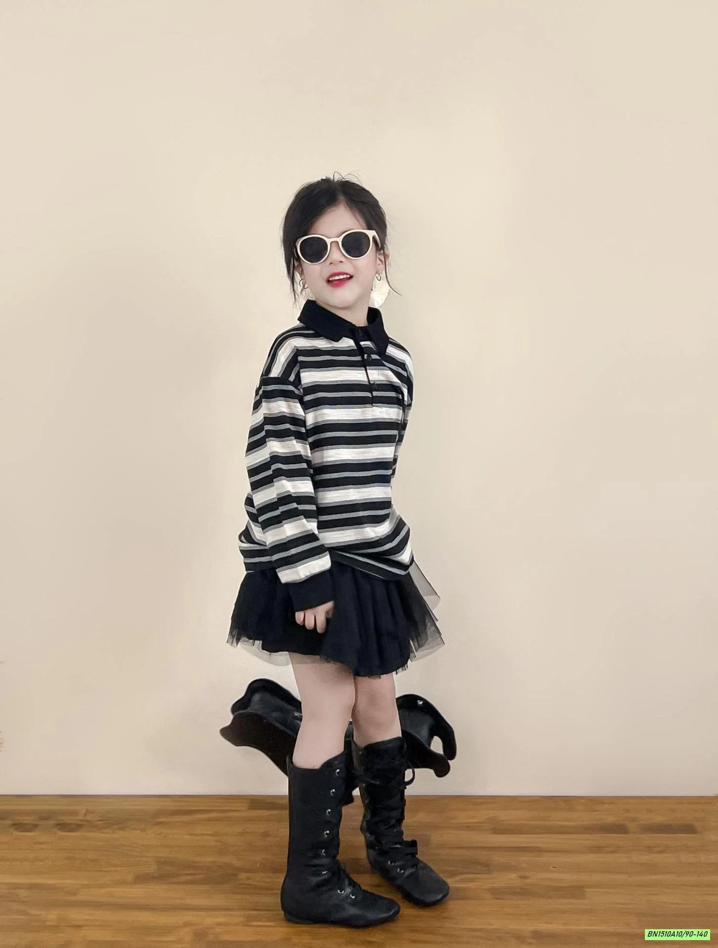 ÁO THUN CỔ POLO KẺ PHỐI MÀU