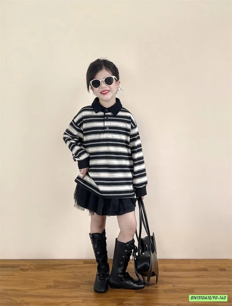 ÁO THUN CỔ POLO KẺ PHỐI MÀU