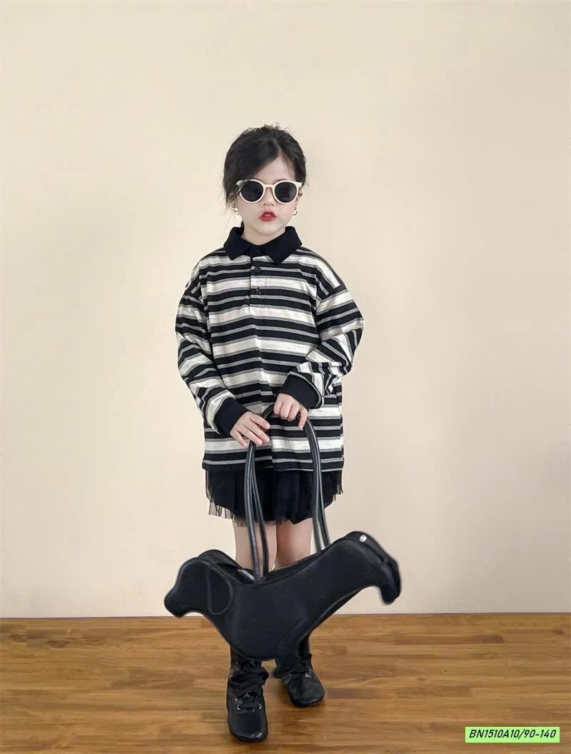 ÁO THUN CỔ POLO KẺ PHỐI MÀU