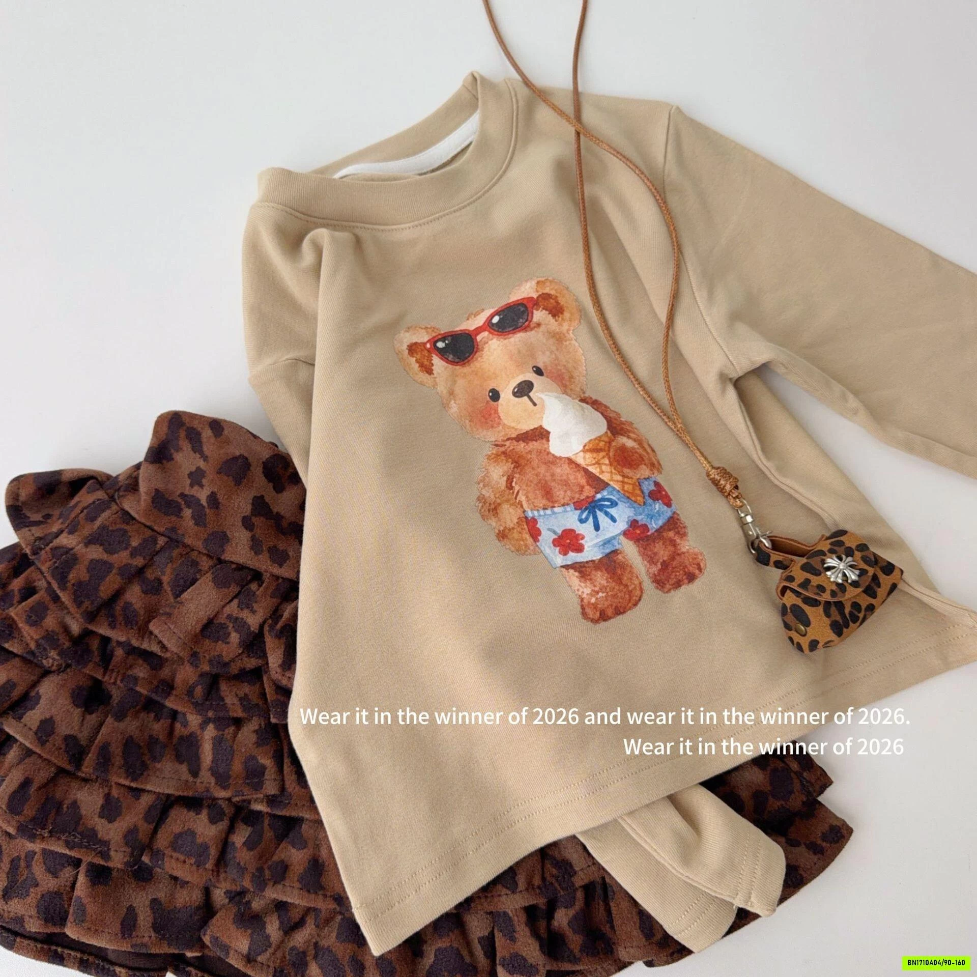 ÁO GẤU NÂU T&QKIDS