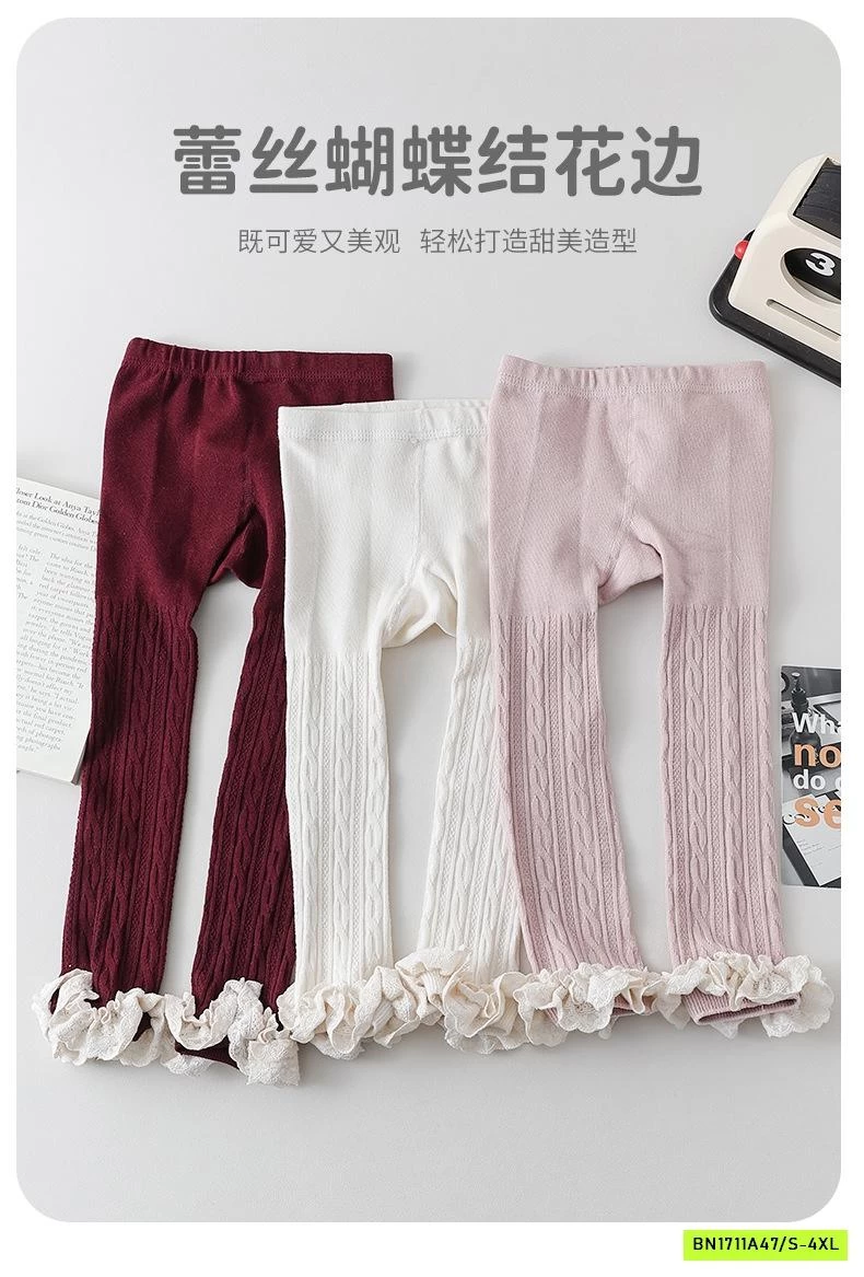 QUẦN TẤT GÂN VIỀN REN