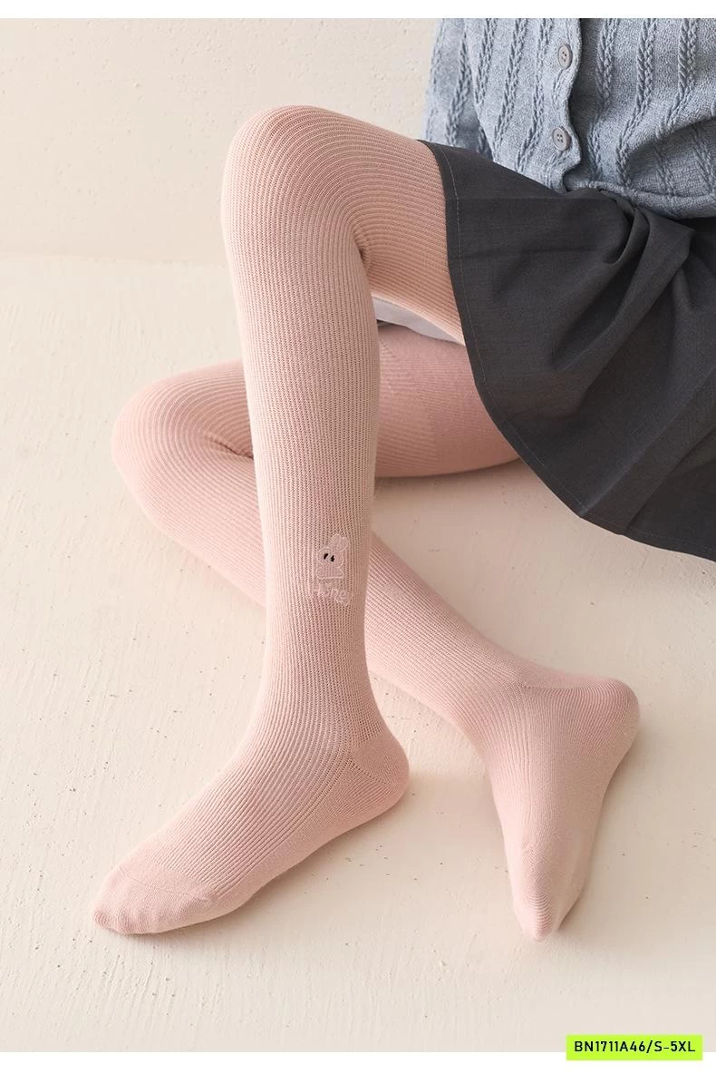 QUẦN TẤT GÂN THÊU THÚ CƯNG