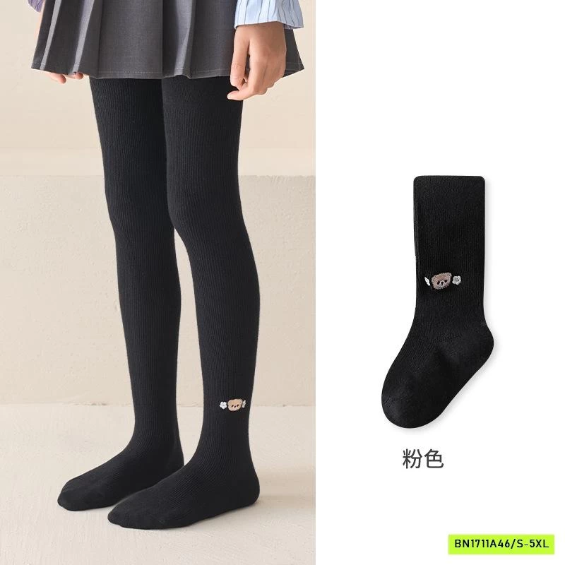 QUẦN TẤT GÂN THÊU THÚ CƯNG