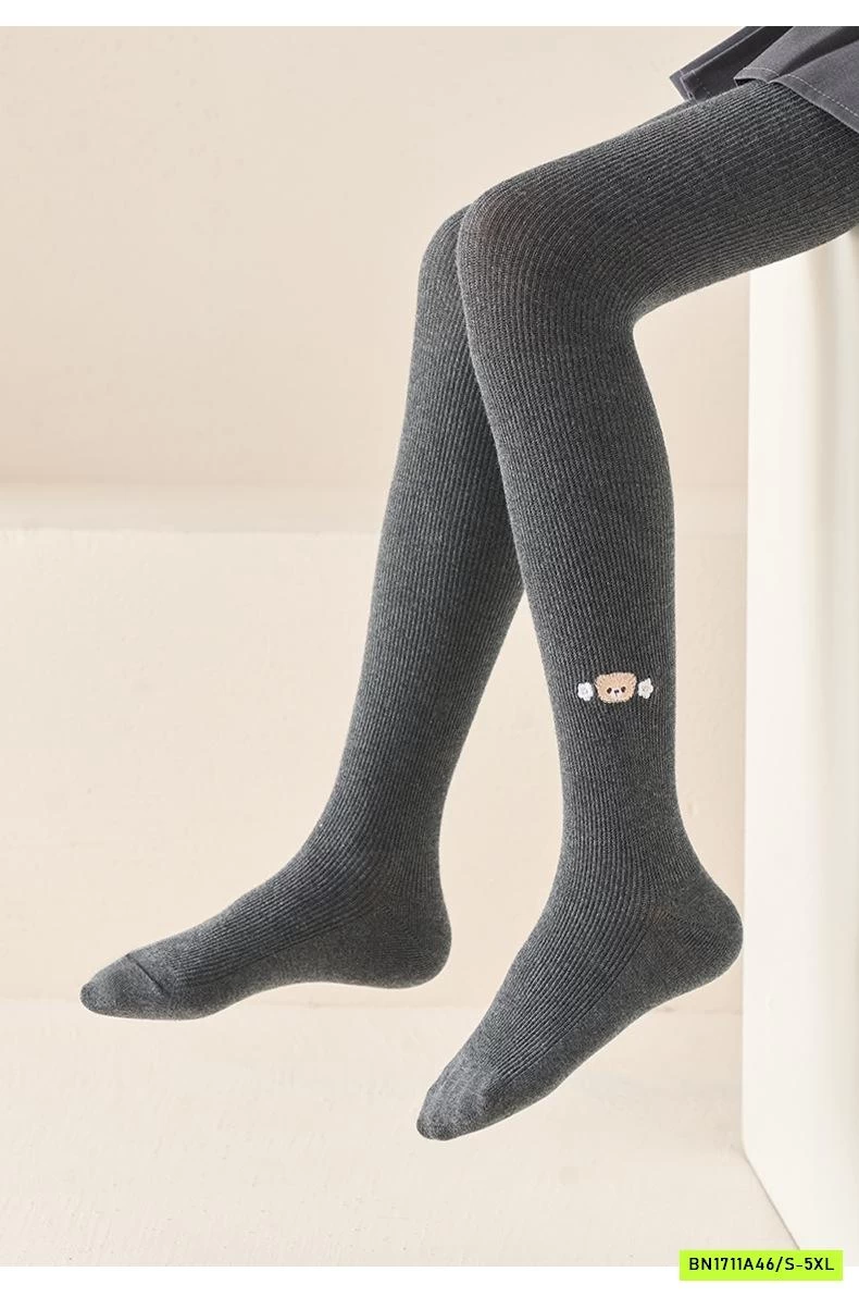 QUẦN TẤT GÂN THÊU THÚ CƯNG