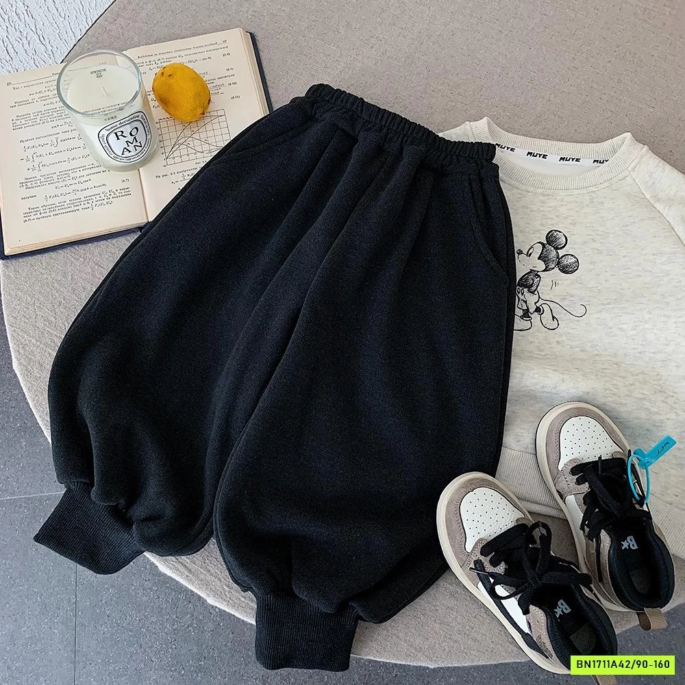 QUẦN NỈ HAREM LÓT LÔNG CỪU