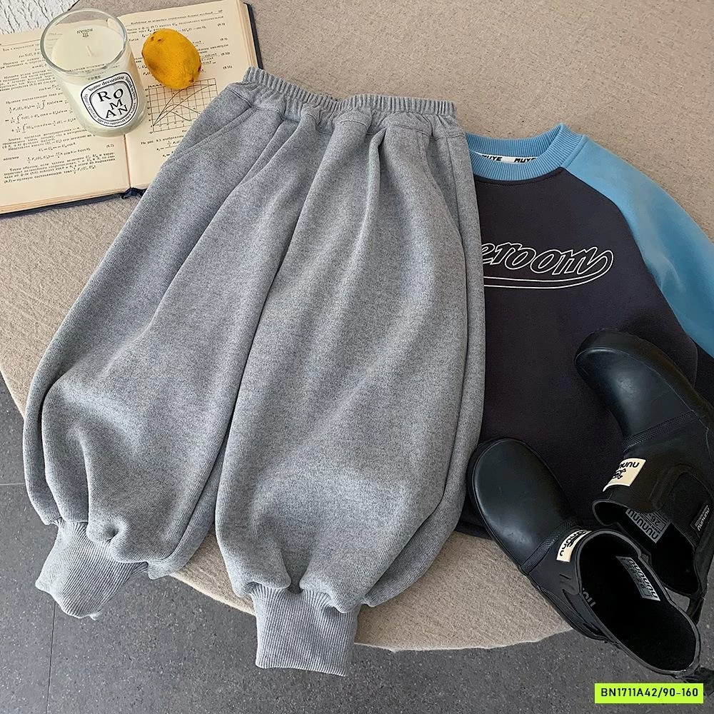 QUẦN NỈ HAREM LÓT LÔNG CỪU