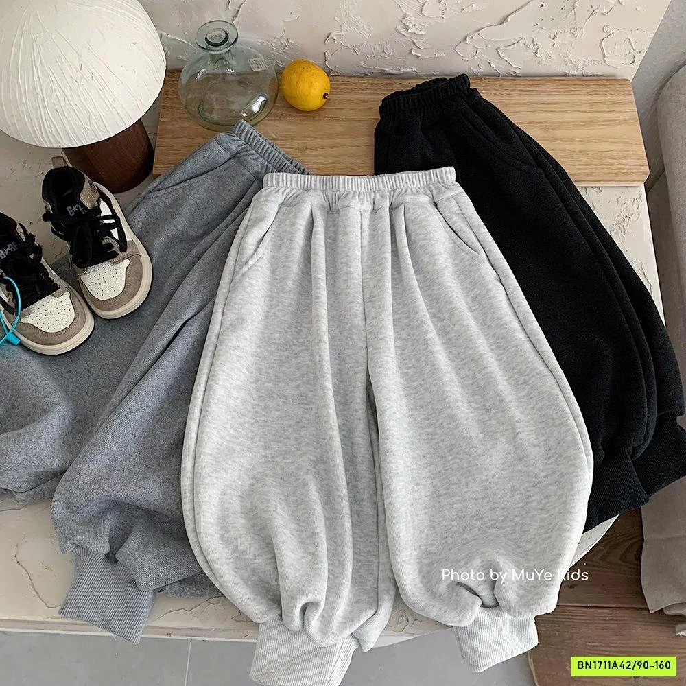 QUẦN NỈ HAREM LÓT LÔNG CỪU