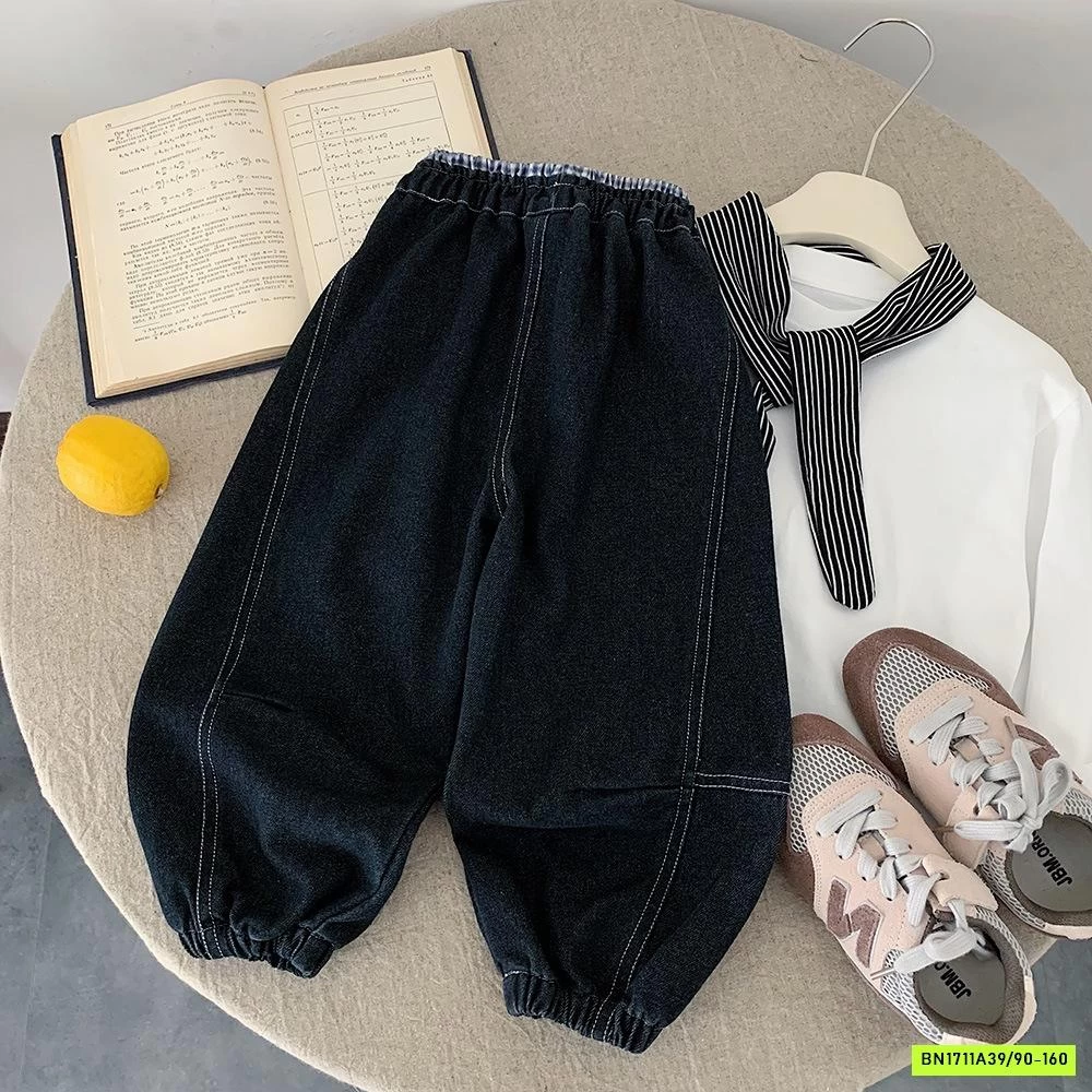 JEANS BAGGY THÊU ALO