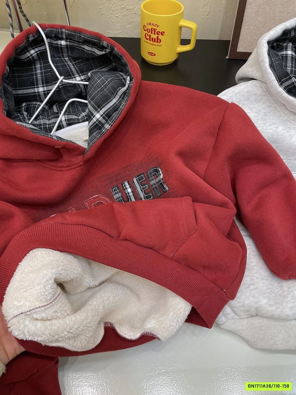 HOODIE NỈ TÚI TRƯỚC LÓT NHUNG