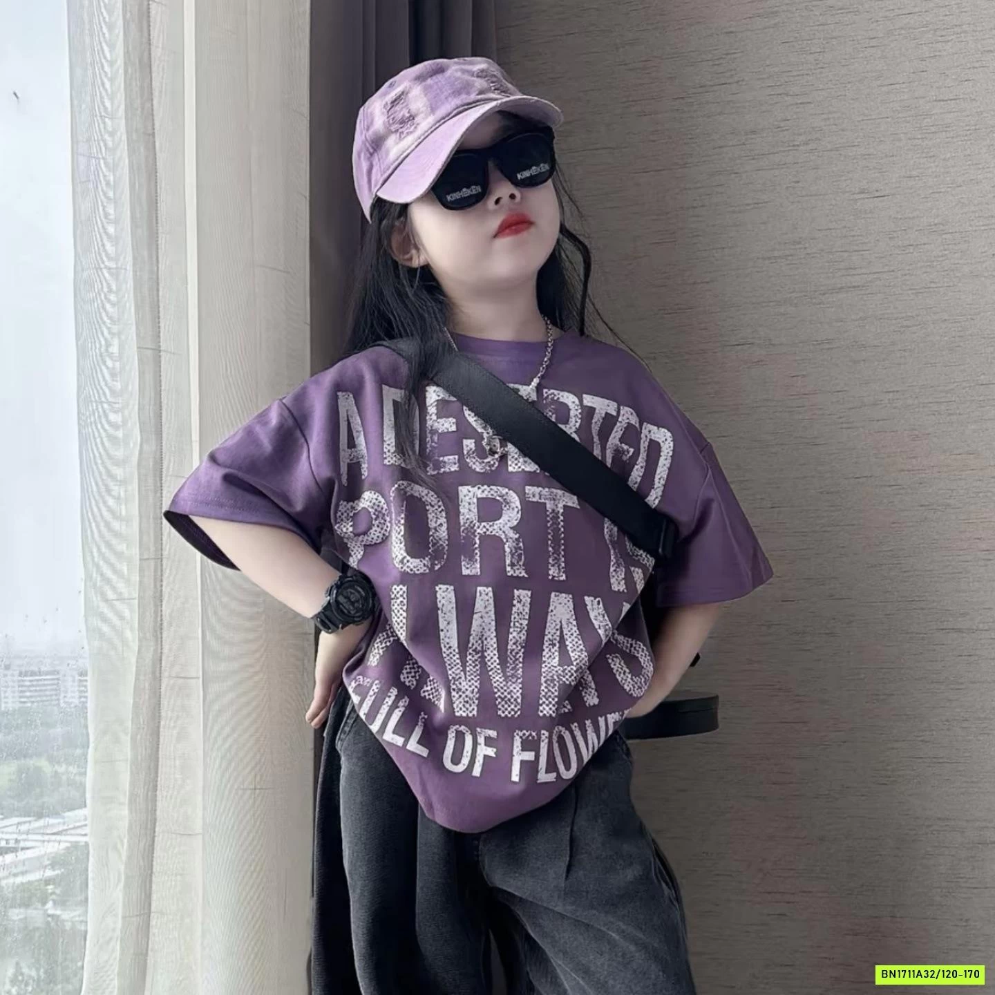 ÁO CHỮ MIX QUẦN SUÔNG