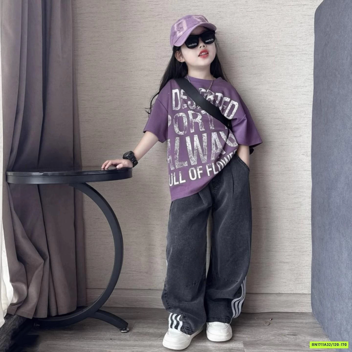 ÁO CHỮ MIX QUẦN SUÔNG