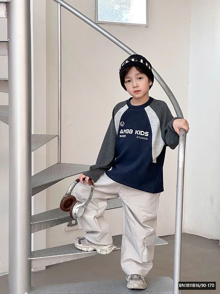 ÁO THUN PHỐI MÀU AMBB