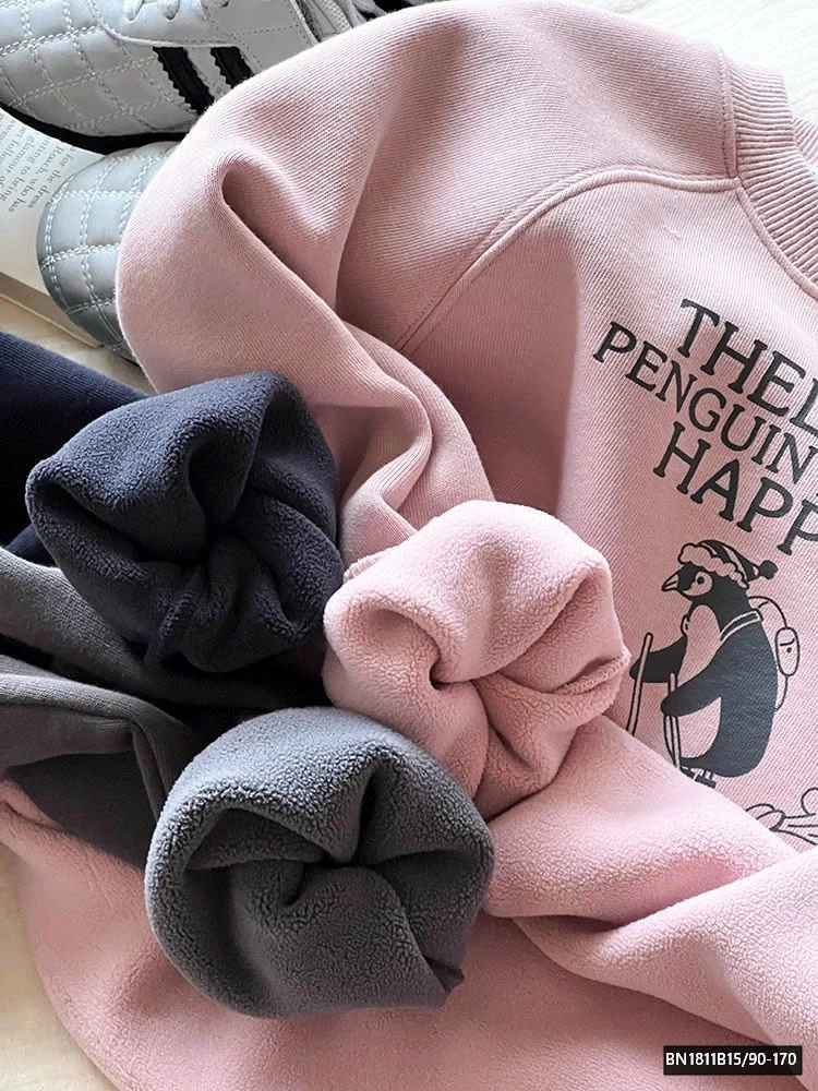 ÁO NỈ CHIM CÁNH CỤT LÓT LÔNG  AMBB  24A138