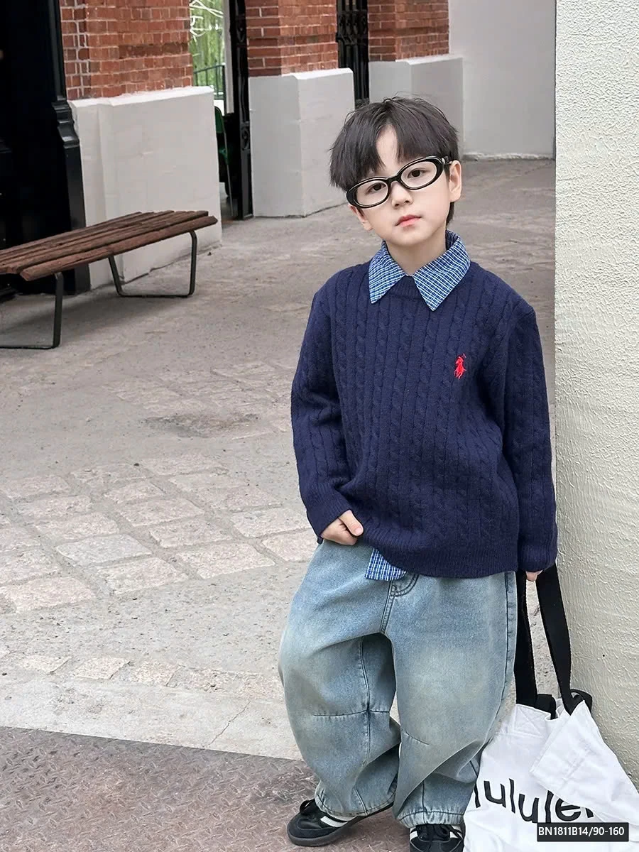 ÁO LEN THỪNG LOGO NGỰA AMBB  24A138