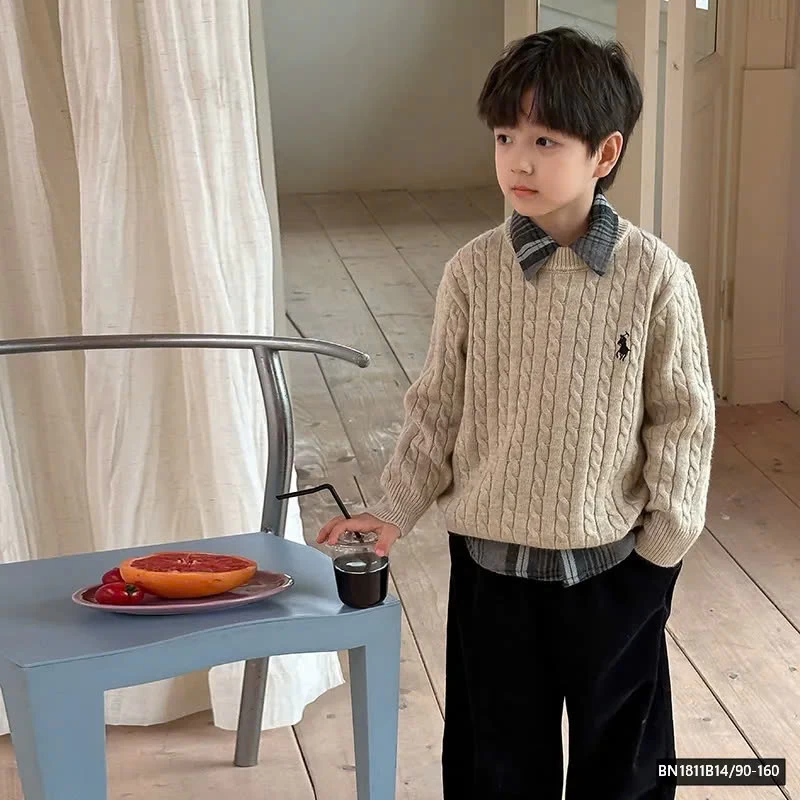 ÁO LEN THỪNG LOGO NGỰA AMBB  24A138