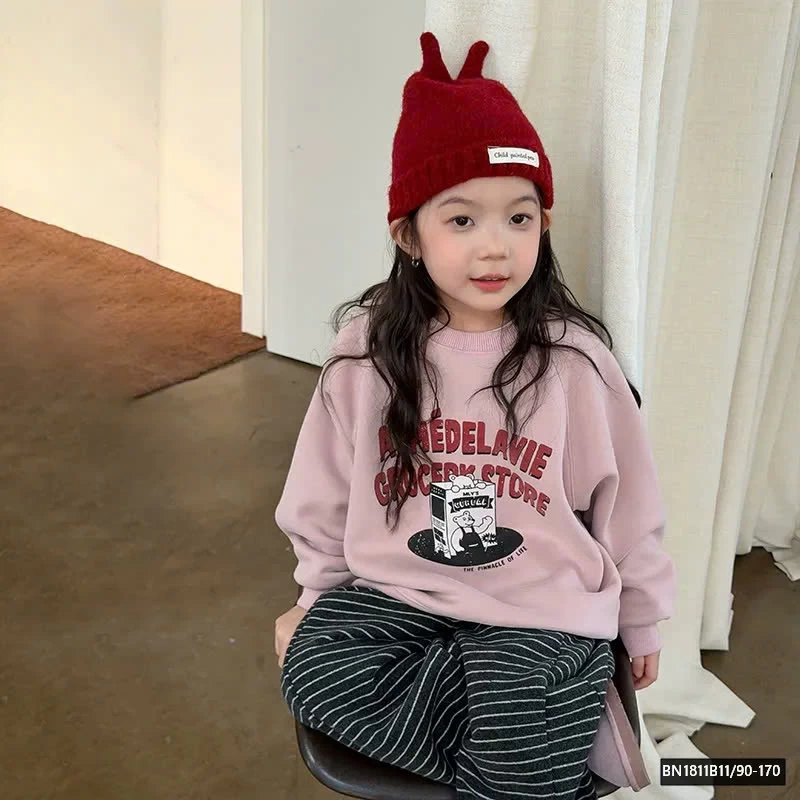 BỘ SƯU TẬP ÁO NỈ GẤU LÓT LÔNG AMBB  25H047