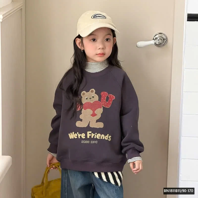 BỘ SƯU TẬP ÁO NỈ GẤU LÓT LÔNG AMBB  25H047